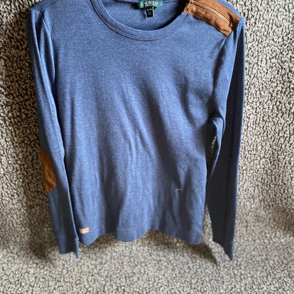 Ralph Lauren Navy Blue Crewneck Sweater XL - Picture 8 of 8